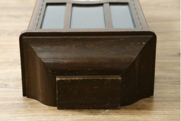 和製アンティーク　Meiji(明治時計社)　透かし彫りが上品な振り子付き掛け時計　(R-087624)