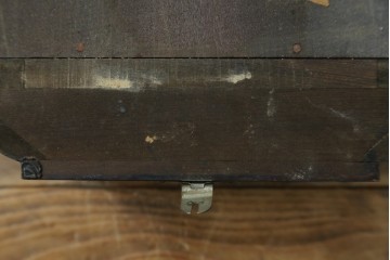 和製アンティーク　SATO CLOCK(佐藤時計製造株式会社)　振り子窓のデザインが印象的な時計　(R-087625)
