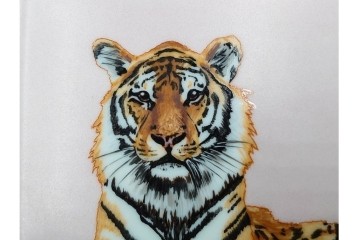 フランス　HERMES(エルメス)　「王者の虎」　気品を感じるアッシュトレイ　(R-087638)