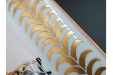 フランス　HERMES(エルメス)　「王者の虎」　気品を感じるアッシュトレイ　(R-087638)