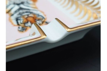 フランス　HERMES(エルメス)　「王者の虎」　気品を感じるアッシュトレイ　(R-087638)