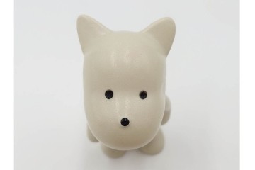 サクラ製　まんが日本昔ばなし　桃太郎　癒し顔が可愛い犬のソフビ人形　(R-087640)