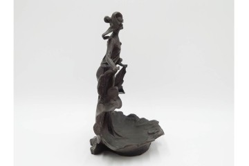 ジョゼフ・カーリエ　高さ約22cm　躍る女性のブロンズ像　(R-087643)