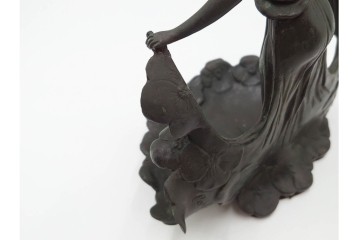 ジョゼフ・カーリエ　高さ約22cm　躍る女性のブロンズ像　(R-087643)