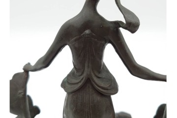ジョゼフ・カーリエ　高さ約22cm　躍る女性のブロンズ像　(R-087643)