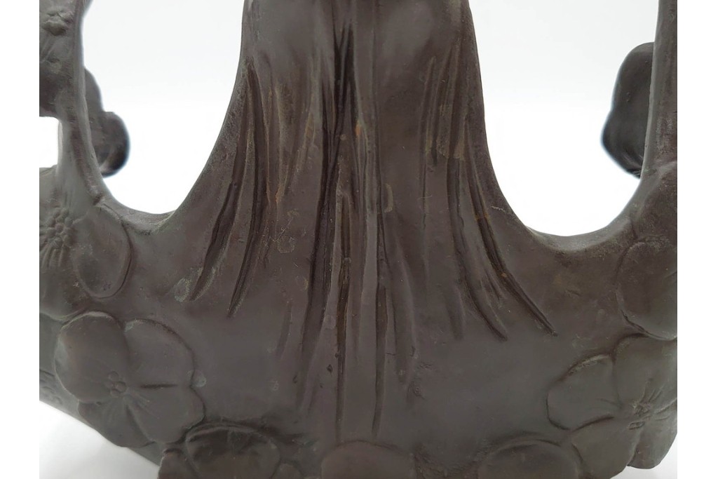 ジョゼフ・カーリエ　高さ約22cm　躍る女性のブロンズ像　(R-087643)
