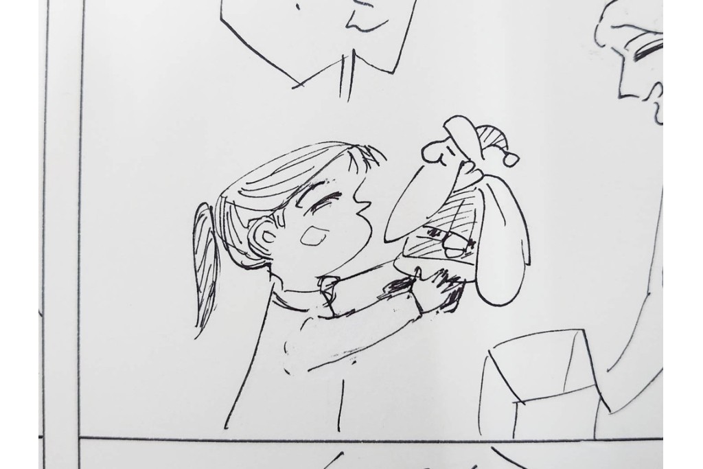 小島功　肉筆原画　「ファミリーONE」　漫画原稿10枚セット　(R-087653)