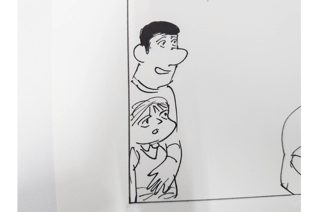 小島功　肉筆原画　「ファミリーONE」　漫画原稿10枚セット　(R-087654)