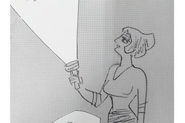 小島功　肉筆原画　「ファミリーONE」　漫画原稿10枚セット　(R-087656)