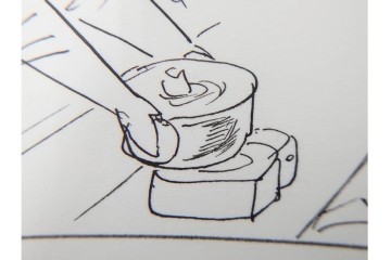 小島功　肉筆原画　「ファミリーONE」　漫画原稿10枚セット　(R-087658)