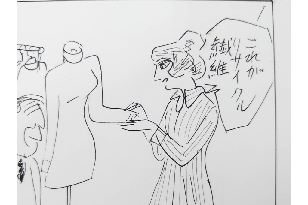 小島功　肉筆原画　「ファミリーONE」　漫画原稿10枚セット　(R-087663)