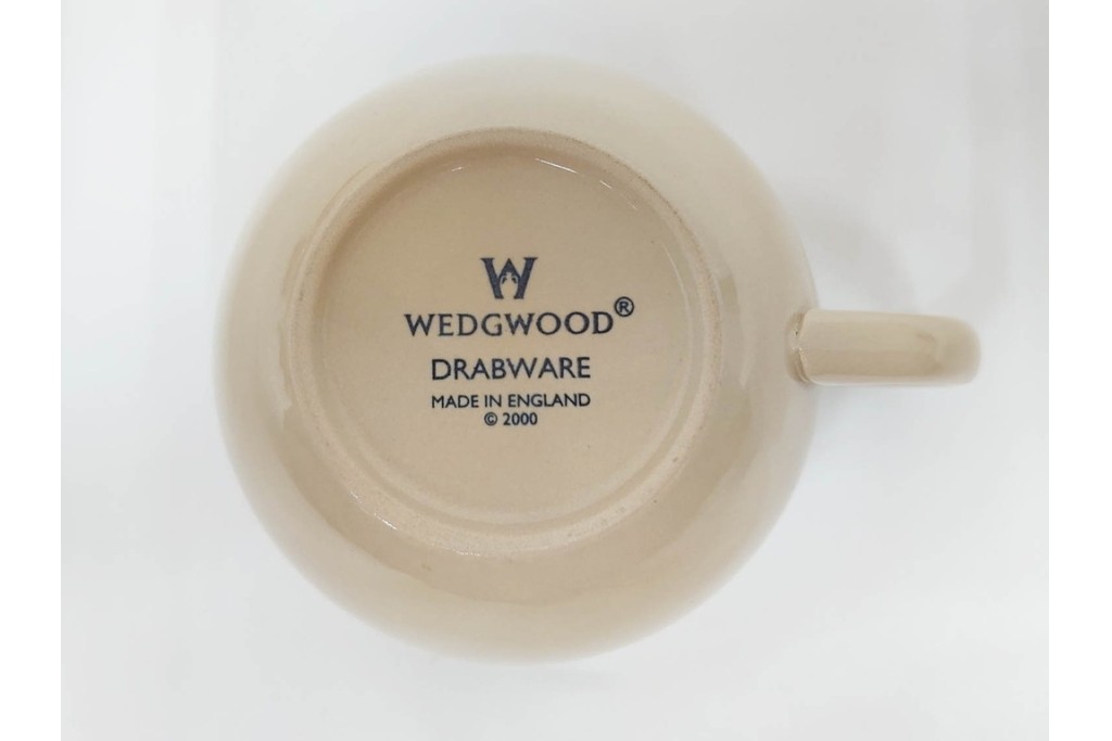 希少　イギリスヴィンテージ　WEDGWOOD(ウェッジウッド)　DRABWARE(ドラブウェア)　トリオ6客セット　(R-087669)