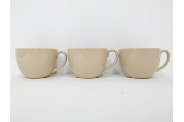 希少　イギリスヴィンテージ　WEDGWOOD(ウェッジウッド)　DRABWARE(ドラブウェア)　トリオ6客セット　(R-087669)