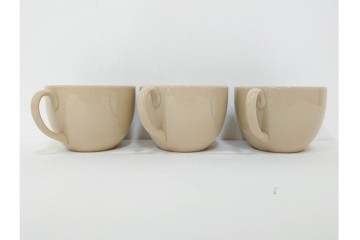 希少　イギリスヴィンテージ　WEDGWOOD(ウェッジウッド)　DRABWARE(ドラブウェア)　トリオ6客セット　(R-087669)