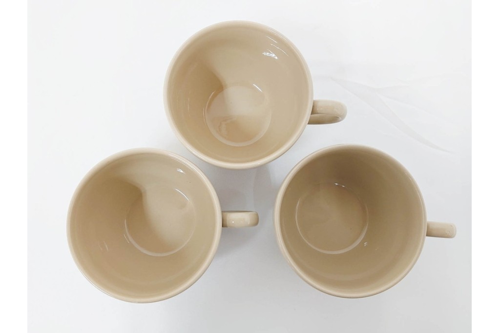 希少　イギリスヴィンテージ　WEDGWOOD(ウェッジウッド)　DRABWARE(ドラブウェア)　トリオ6客セット　(R-087669)
