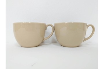 希少　イギリスヴィンテージ　WEDGWOOD(ウェッジウッド)　DRABWARE(ドラブウェア)　トリオ6客セット　(R-087669)