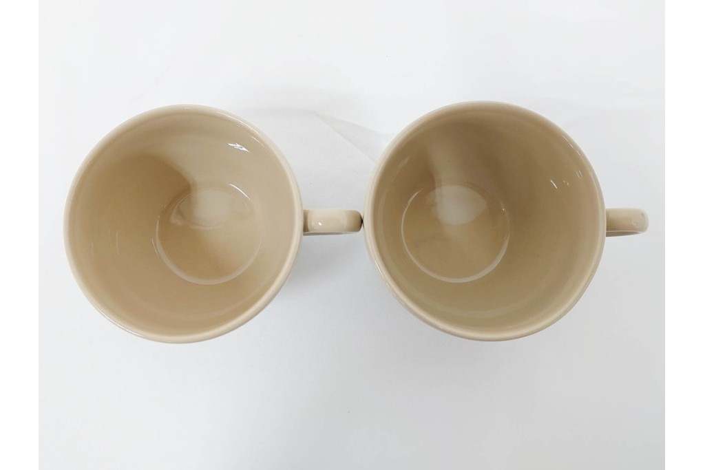 希少　イギリスヴィンテージ　WEDGWOOD(ウェッジウッド)　DRABWARE(ドラブウェア)　トリオ6客セット　(R-087669)
