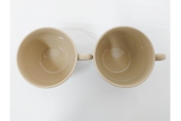 希少　イギリスヴィンテージ　WEDGWOOD(ウェッジウッド)　DRABWARE(ドラブウェア)　トリオ6客セット　(R-087669)