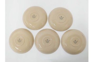 希少　イギリスヴィンテージ　WEDGWOOD(ウェッジウッド)　DRABWARE(ドラブウェア)　トリオ6客セット　(R-087669)