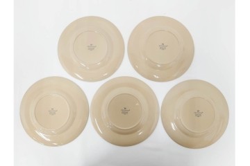 希少　イギリスヴィンテージ　WEDGWOOD(ウェッジウッド)　DRABWARE(ドラブウェア)　トリオ6客セット　(R-087669)