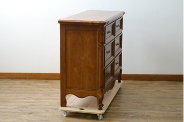 中古　美品　輸入家具　アメリカンクラシックな雰囲気のチェスト　(R-087673)