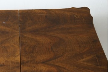 中古　イタリア高級家具　メデア(Medea)　希少モデル!　2wayで使える優雅なデザインのエクステンションテーブル　(R-087675)