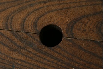和製アンティーク　明治期から大正期　総欅材　重厚な木味が魅力の銭箱　(R-087677)