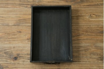 和製アンティーク　明治期から大正期　漆塗りの上品な化粧箱　(R-087679)