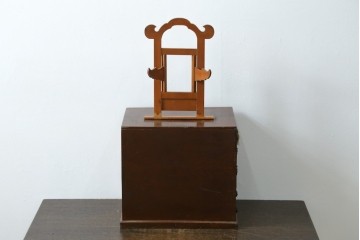 和製アンティーク　明治期から大正期　漆塗りの上品な化粧箱　(R-087679)