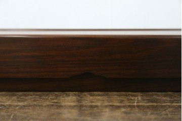 中古　美品　通産大臣指定伝統的工芸品　大阪唐木指物　吉勝作　紫檀材　端正なつくりの収納箱　(R-087680)