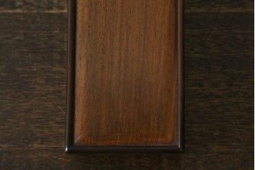 中古　美品　通産大臣指定伝統的工芸品　大阪唐木指物　吉勝作　紫檀材　端正なつくりの収納箱　(R-087680)