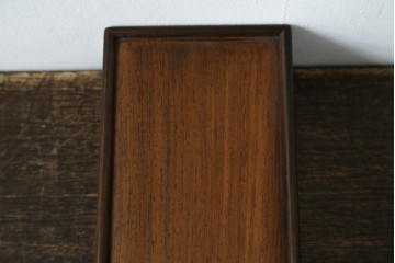 中古　美品　通産大臣指定伝統的工芸品　大阪唐木指物　吉勝作　紫檀材　端正なつくりの収納箱　(R-087680)