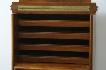 中古　美品　CONDE HOUSE(カンディハウス)　すらりとした縦長フォルムのジュエリーチェスト　定価約28万円　(R-087687)