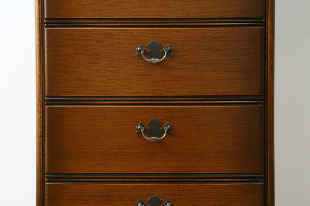 中古　美品　CONDE HOUSE(カンディハウス)　すらりとした縦長フォルムのジュエリーチェスト　定価約28万円　(R-087687)