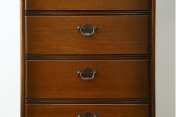 中古　美品　CONDE HOUSE(カンディハウス)　すらりとした縦長フォルムのジュエリーチェスト　定価約28万円　(R-087687)