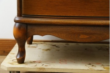 中古　美品　CONDE HOUSE(カンディハウス)　すらりとした縦長フォルムのジュエリーチェスト　定価約28万円　(R-087687)