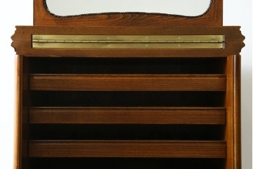 中古　美品　松永工房　Continue(カンティーニュ)　すらりとした縦長フォルムのジュエリーチェスト　定価約28万円　(R-087687)