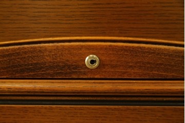 中古　美品　松永工房　Continue(カンティーニュ)　すらりとした縦長フォルムのジュエリーチェスト　定価約28万円　(R-087687)