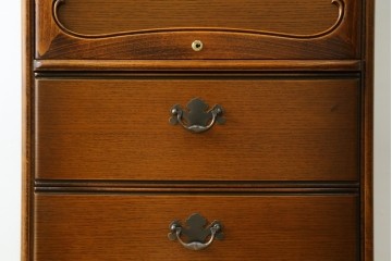 中古　美品　松永工房　Continue(カンティーニュ)　すらりとした縦長フォルムのジュエリーチェスト　定価約28万円　(R-087687)