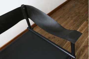中古　美品　アスプルンド(ASPLUND)取り扱い　emu(エミュー)　TERRAMARE(テラマーレ)　シックでスタイリッシュな1人掛けソファ　(R-087688)