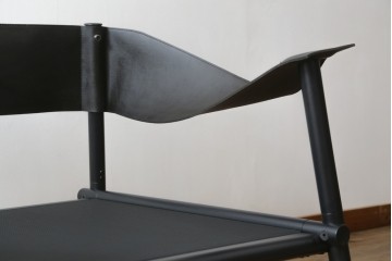 中古　美品　アスプルンド(ASPLUND)取り扱い　emu(エミュー)　TERRAMARE(テラマーレ)　シックでスタイリッシュな1人掛けソファ　(R-087688)