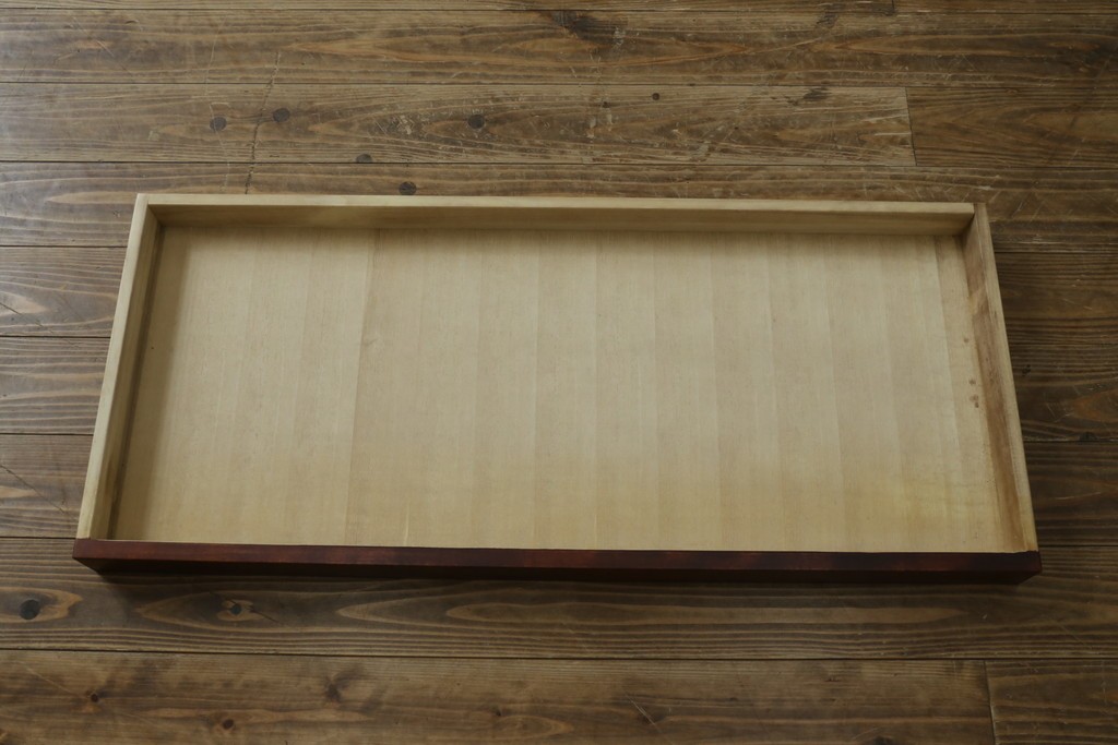 中古　国産　高級民芸家具　衣装盆付きで整理しやすい衣装箪笥　(R-087691)