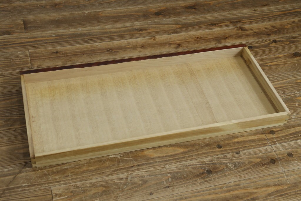 中古　国産　高級民芸家具　衣装盆付きで整理しやすい衣装箪笥　(R-087691)