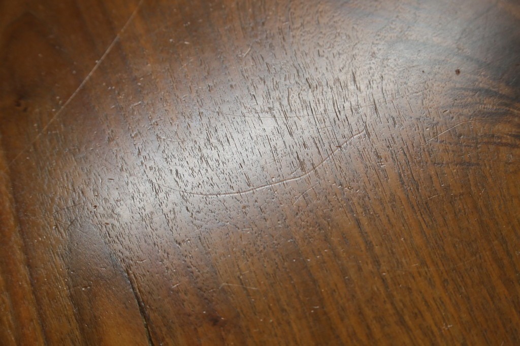 中古　桜製作所創業者・永見眞一氏サイン入り!!　ジョージ・ナカシマ(George Nakashima)　素材を活かした造形が魅力のコノイドテーブル　(R-087692)
