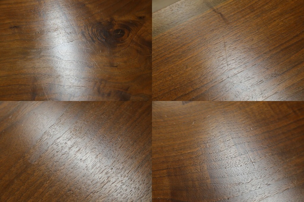中古　桜製作所創業者・永見眞一氏サイン入り!!　ジョージ・ナカシマ(George Nakashima)　素材を活かした造形が魅力のコノイドテーブル　(R-087692)