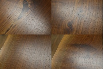 中古　桜製作所創業者・永見眞一氏サイン入り!!　ジョージ・ナカシマ(George Nakashima)　素材を活かした造形が魅力のコノイドテーブル　(R-087692)