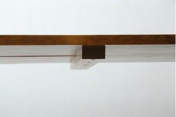 中古　桜製作所創業者・永見眞一氏サイン入り!!　ジョージ・ナカシマ(George Nakashima)　素材を活かした造形が魅力のコノイドテーブル　(R-087692)
