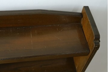 和製アンティーク　栓材　釘を使わない楔(くさび)式のレトロな本棚　(R-087694)