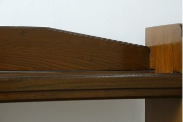 和製アンティーク　栓材　釘を使わない楔(くさび)式のレトロな本棚　(R-087694)