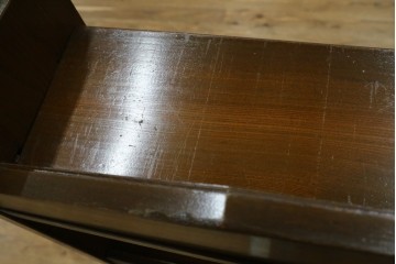 和製アンティーク　栓材　釘を使わない楔(くさび)式のレトロな本棚　(R-087694)